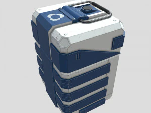 Sci-fi first aid kit 2 in 1 3D Model