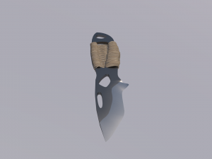 knife paklite Modello 3D