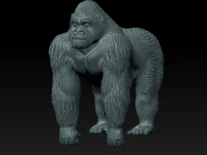 berggorilla 3D-print 3D printmodel