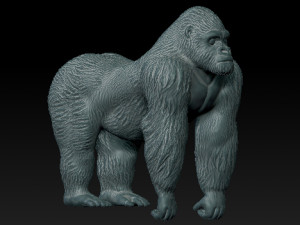 mountain gorilla 3d print 3D Print Model