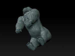 mountain gorilla 3d print 3D Print Model