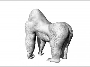 mountain gorilla 3d print 3D Print Model