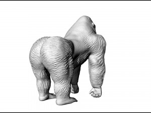 mountain gorilla 3d print 3D Print Model