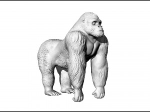 mountain gorilla 3d print 3D Print Model