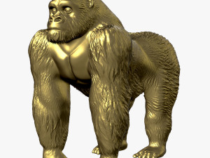 mountain gorilla 3d print 3D Print Model