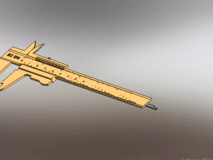 vernier calipper 3D Model