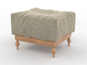 soft pouf pbr 3D Model