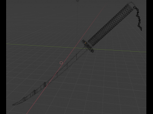ichigos katana Modelo 3D