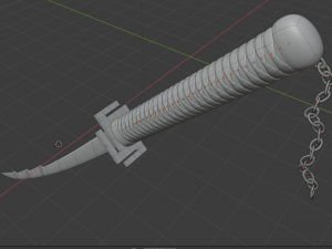 ichigos katana Modelo 3D
