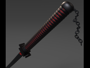 ichigos katana Modelo 3D
