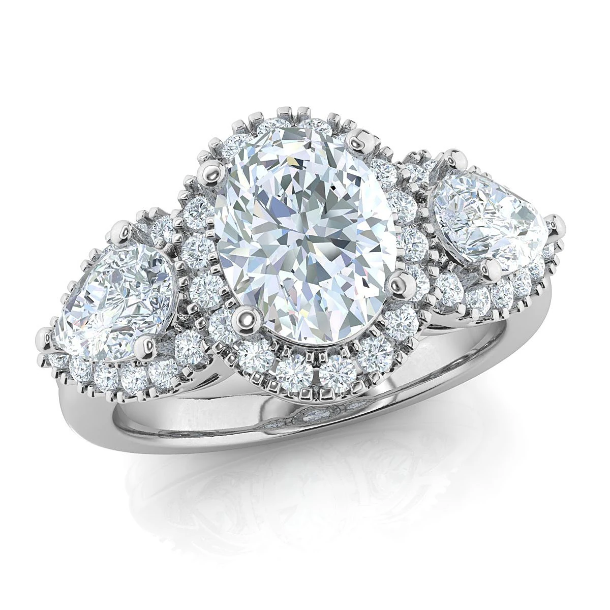 fancy ring 3D Print Model .c4d .max .obj .3ds .fbx .stl .blend 