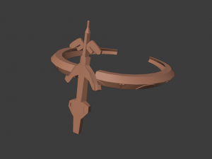 paimons corona genshin impact Modelo 3D