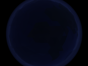 low poly stylized earth Modelo 3D