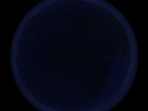 low poly stylized earth 3D Model