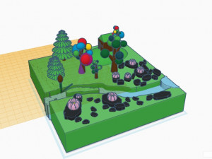 house by the river Model 3D