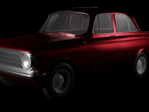 Moskwicz-408 Model 3D