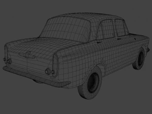moskvich-408 3D Model