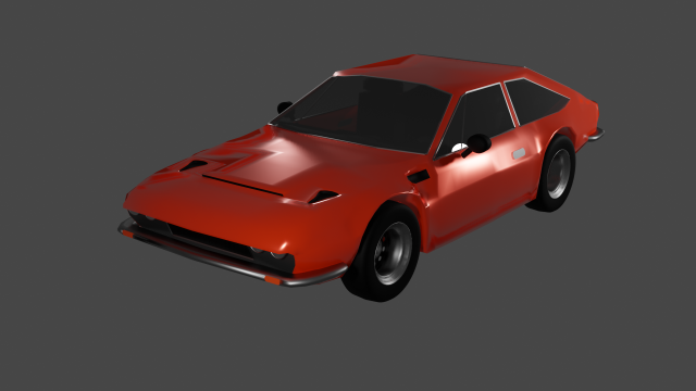 lamborgini jarama Modelo 3D .c4d .max .obj .3ds .fbx .stl .blend 