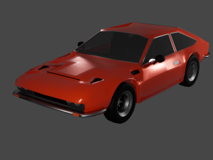 lamborgini jarama 3D 模型