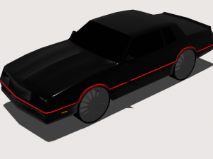 chevrolet monte carlo 1989 3D Model