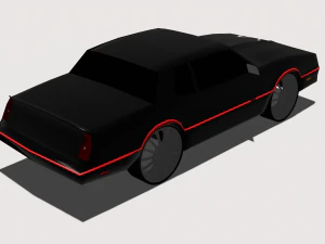 chevrolet monte carlo 1989 3D Model