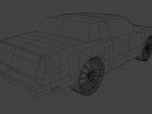 chevrolet monte carlo 1989 3D Model