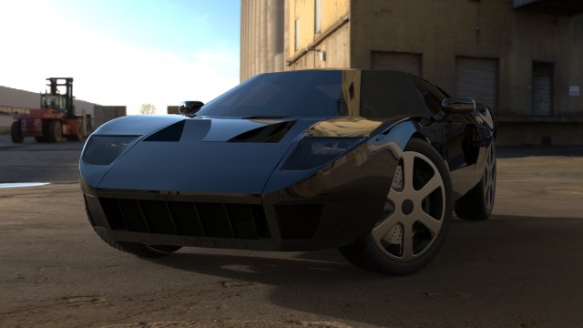 fordgt 2005 3D 模型 .c4d .max .obj .3ds .fbx .stl .blend