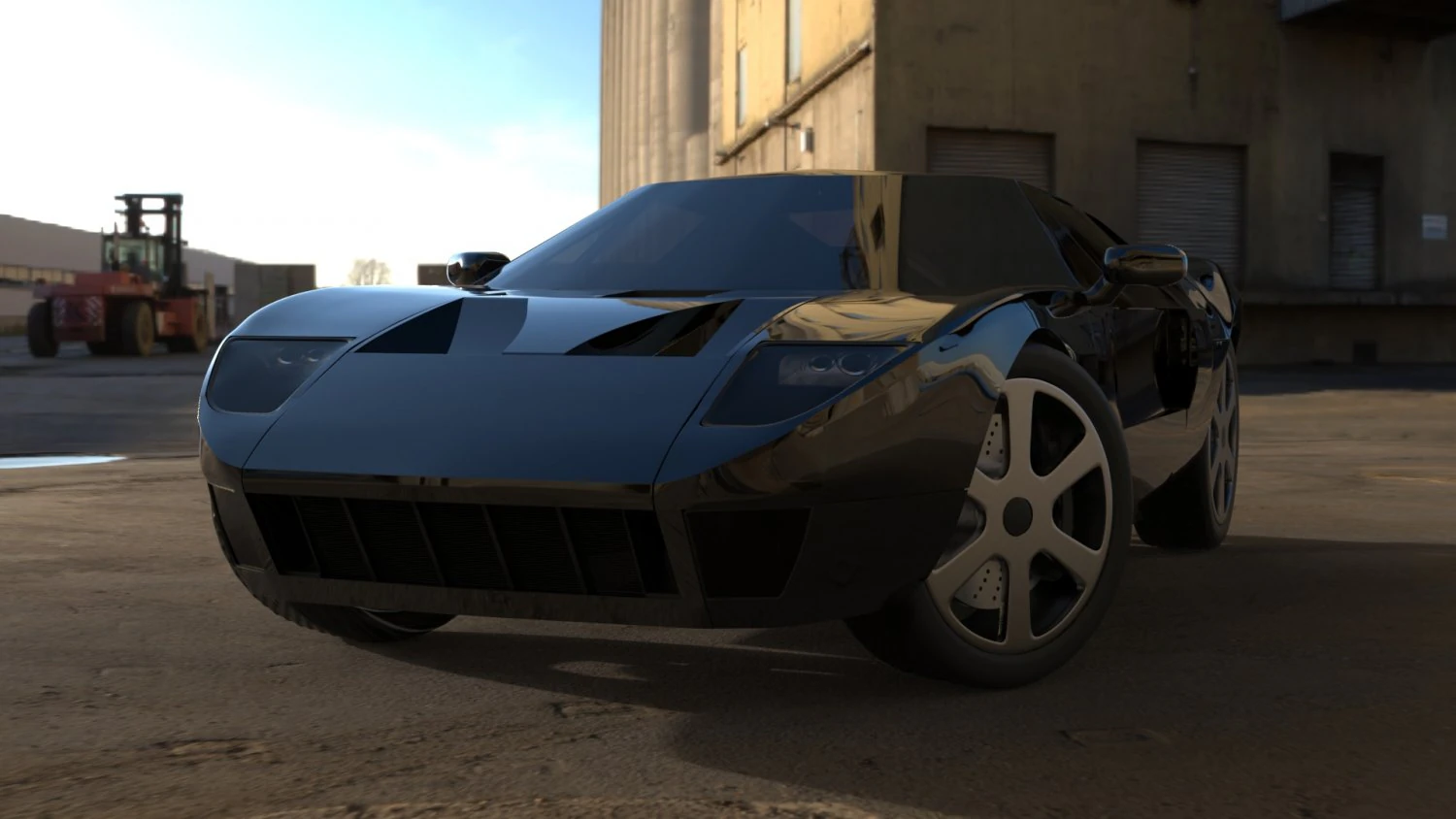 fordgt 2005 3D Model .c4d .max .obj .3ds .fbx .stl .blend 