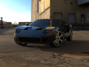 fordgt 2005 3D 模型