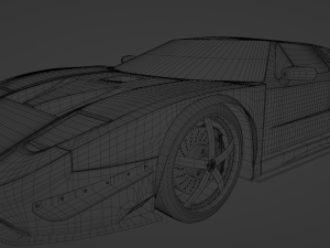 Fordgt nikki nfs carbon 3D 模型
