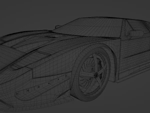 Fordgt nikki nfs carbon 3D Model