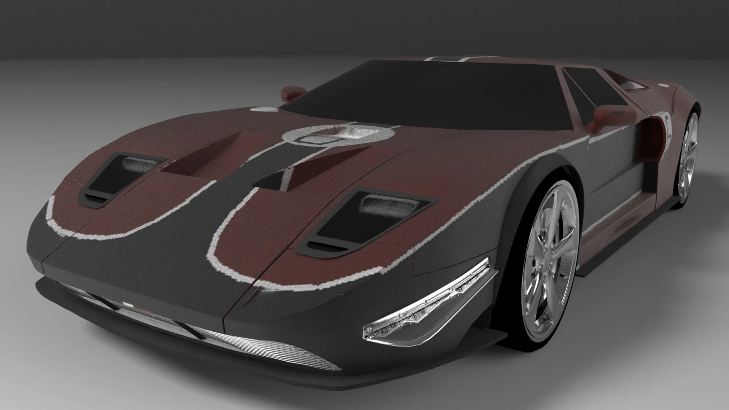 Fordgt nikki nfs carbon 3D Model .c4d .max .obj .3ds .fbx .stl .blend