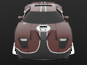 Fordgt nikki nfs carbon 3D 模型