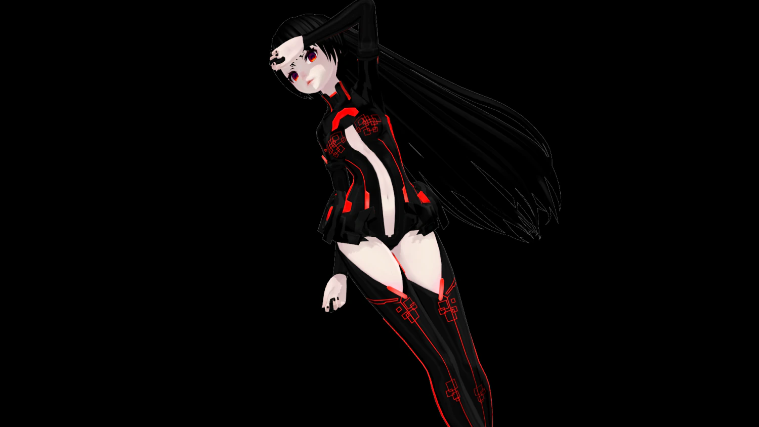mmd model mikumikudance 3D Model .c4d .max .obj .3ds .fbx .stl .blend 