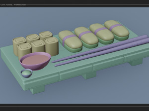 sushitoon 3D Model