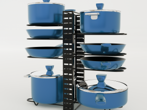 serving cookware sets 3D मॉडल