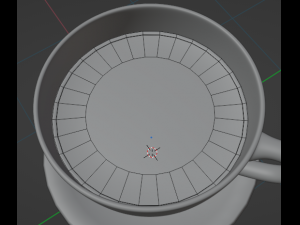 cup with tea 3D Модель
