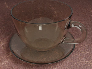 cup with tea 3D Model