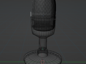 microphone 3D 模型
