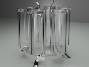glass set 3D 모델