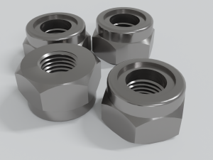 bolts and nuts 3D Model