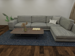 living room 3D 모델
