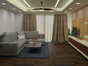 living room 3D 모델