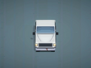 Old Gray Car Coupe From ChemodenStudio Low-poly 3D Model