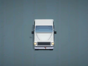 Old Gray Car Coupe From ChemodenStudio Low-poly 3D Model