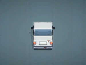 Old Gray Car Coupe From ChemodenStudio Low-poly 3D Model