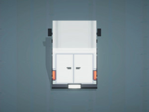 Old Gray Car Minibus From ChemodenStudio Low-poly 3D 3D मॉडल