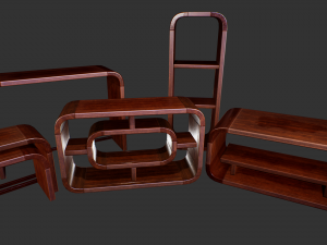 lounge furniture pack 3D 模型