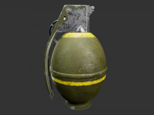 m26 frag grenade 3D 모델