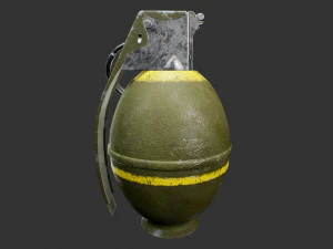 m26 frag grenade 3D Model